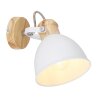 Globo WIHO Spotlight Dark wood, white, 1-light source
