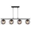 Globo BLAMA Pendant Light black, 4-light sources