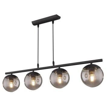Globo BLAMA Pendant Light black, 4-light sources
