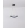 Globo TABANO Pendant Light LED anthracite, 1-light source, Remote control