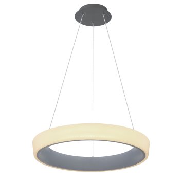 Globo TABANO Pendant Light LED anthracite, 1-light source, Remote control