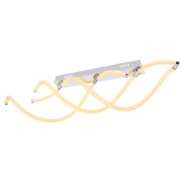 Globo KAIA Ceiling Light LED chrome, 1-light source