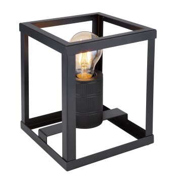 Globo HAGAR Table lamp black, 1-light source