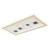 Globo RABEA Ceiling Light LED white, 1-light source, Remote control