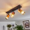 Lengalau Ceiling Light black, 3-light sources