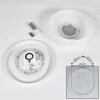 Sambani Ceiling Light LED chrome, white, 1-light source, Remote control, Colour changer