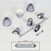 Susu Ceiling Light grey, 3-light sources
