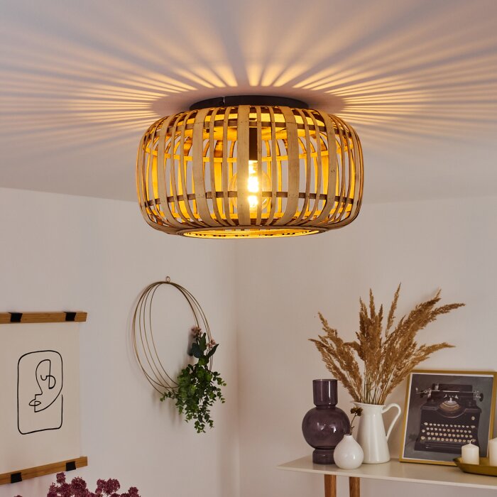 Mongolei Ceiling Light black, 1-light source