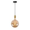 Lucide JOVA Pendant Light black, 1-light source