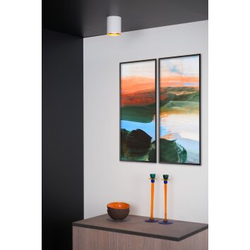 Lucide BIDO Ceiling Light copper, white, 1-light source