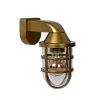 Lucide LEWIS Outdoor Wall Light gold, brass, 1-light source