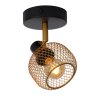 Lucide MAREN Wall Light gold, brass, black, 1-light source