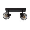Lucide MAREN Ceiling Light black, 2-light sources