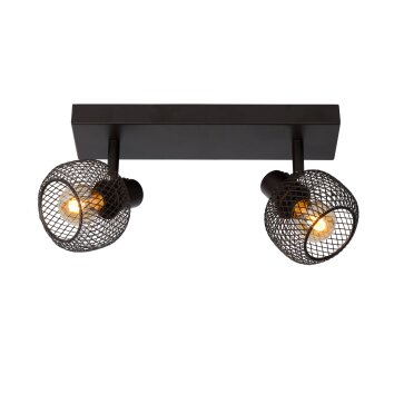 Lucide MAREN Ceiling Light black, 2-light sources