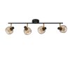 Lucide MAREN Ceiling Light gold, brass, black, 4-light sources
