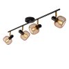 Lucide MAREN Ceiling Light gold, brass, black, 4-light sources