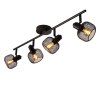 Lucide MAREN Ceiling Light black, 4-light sources