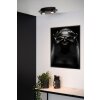 Lucide OKNO Ceiling Light black, 2-light sources