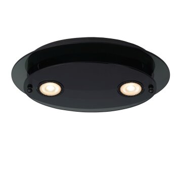 Lucide OKNO Ceiling Light black, 2-light sources