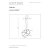Lucide FABIAN Pendant Light black, 1-light source