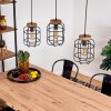 Husvik Pendant Light black, 3-light sources