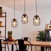 Husvik Pendant Light black, 3-light sources