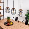 Husvik Pendant Light black, 3-light sources
