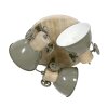 Steinhauer Gearwood Ceiling Light brown, green, 3-light sources