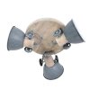 Steinhauer Gearwood Ceiling Light brown, grey, 3-light sources