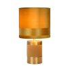 Lucide FRIZZLE Table lamp brass, Ochre, 1-light source