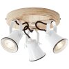 Brilliant Seed Spotlight Dark wood, white, 3-light sources