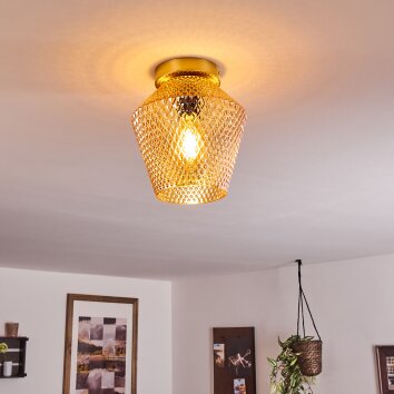 Gombua Ceiling Light brass, 1-light source