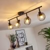 Pipisu Ceiling Light black, 4-light sources