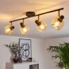 Pipisu Ceiling Light gold, brass, black, 4-light sources