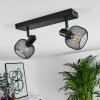 Pipisu Ceiling Light black, 2-light sources
