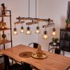 Gondo Pendant Light Light wood, black, 6-light sources