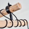 Gondo Pendant Light Light wood, black, 6-light sources