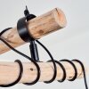 Gondo Pendant Light Light wood, black, 6-light sources