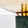 Maoro Table lamp green, brass, 1-light source