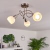 Warga Ceiling Light LED matt nickel, 3-light sources