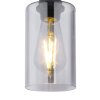 Globo HADERA Ceiling Light black, 1-light source