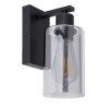 Globo HADERA Wall Light black, 1-light source