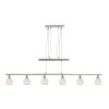 Globo OLLI Pendant Light LED matt nickel, 6-light sources