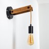 Aarhus Wall Light Dark wood, black, 1-light source