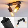 Ajaccio Ceiling Light black, 2-light sources