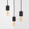 Ajaccio Pendant Light black, 3-light sources