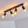 Ajaccio Ceiling Light black, 4-light sources