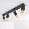 Ajaccio Ceiling Light black, 4-light sources