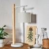 Geelong Table lamp Light wood, white, 1-light source