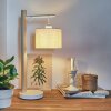 Geelong Table lamp Light wood, white, 1-light source